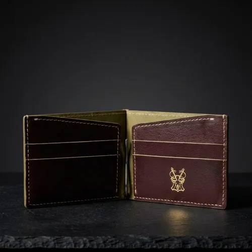 FRAME WALLET — Shell Verde marbled