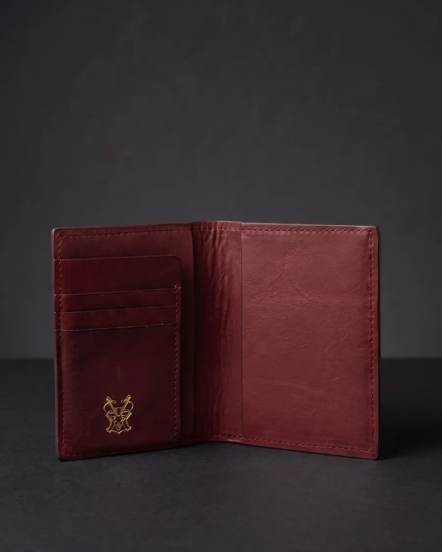 PASSPORT HOLDER — Oxblood · vacchetta
